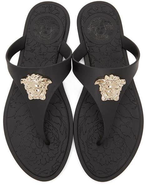 versace flip flops women's|Versace slides on sale.